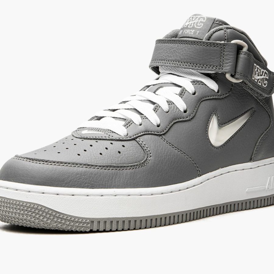 Air Force 1 Mid Qs 'jewel Nyc Cool Grey'
