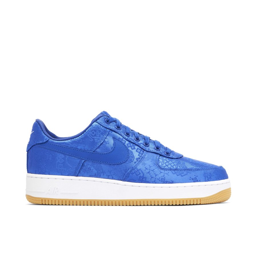 Air Force 1 X Clot Blue Silk