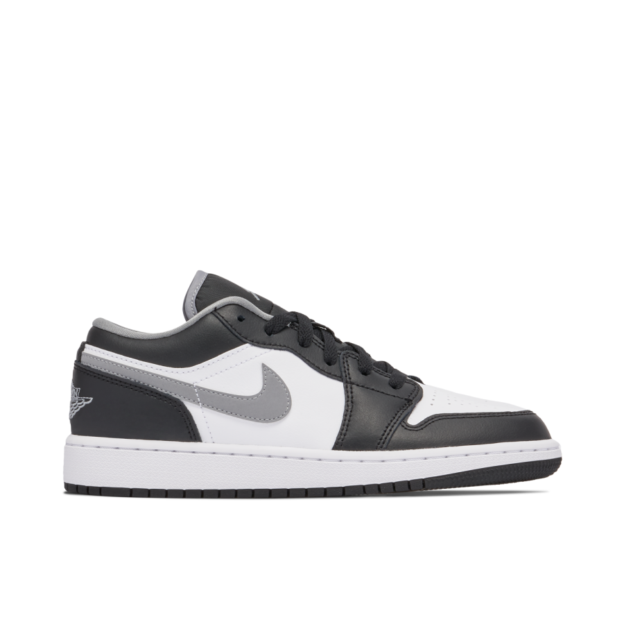 Air Jordan 1 Low Black White Grey Gs 553560-040