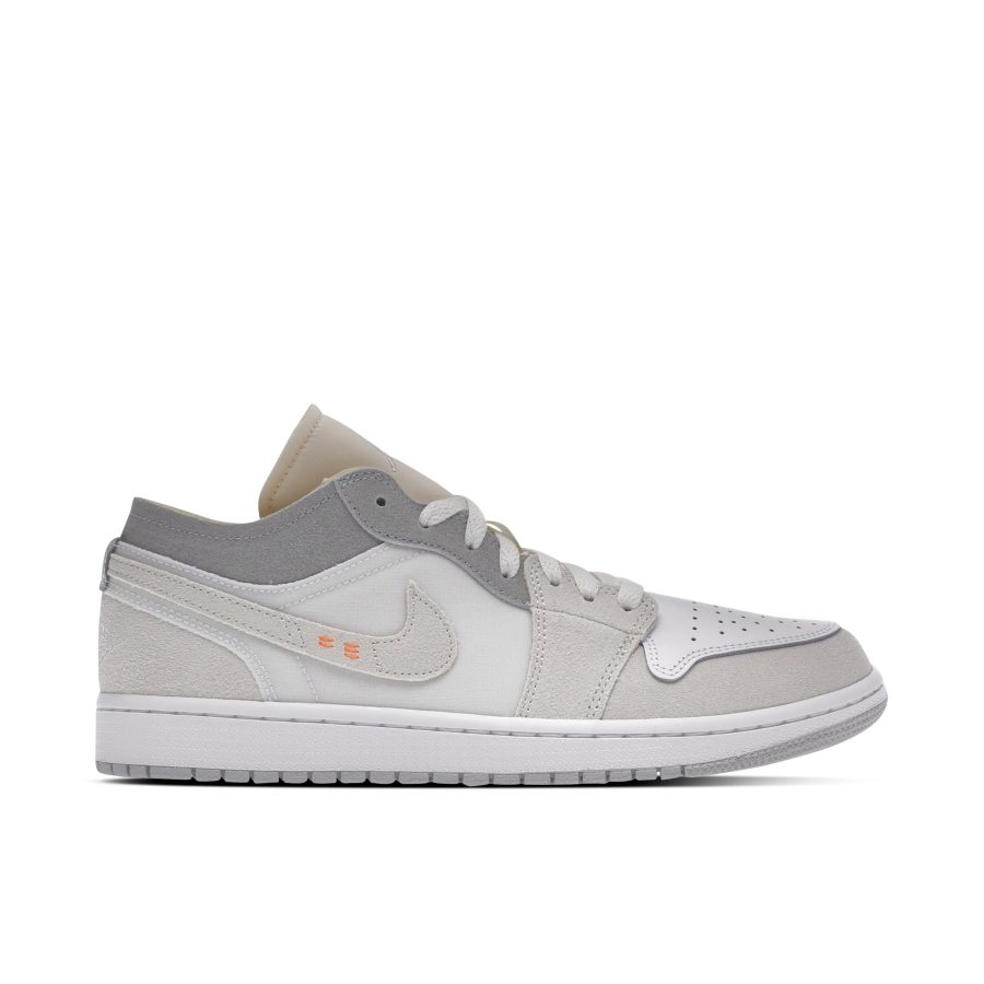 Air Jordan 1 Low Craft Inside Out White Grey Dn1635-100