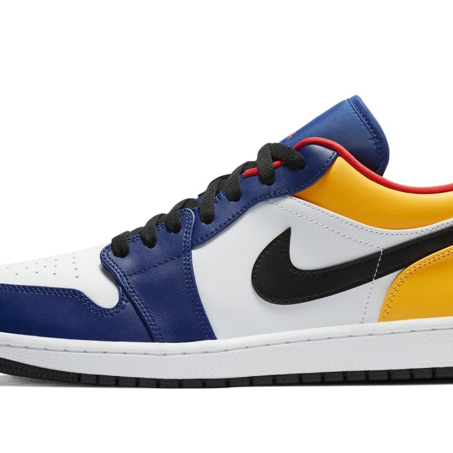 Air Jordan 1 Low "deep Royal / Yellow"
