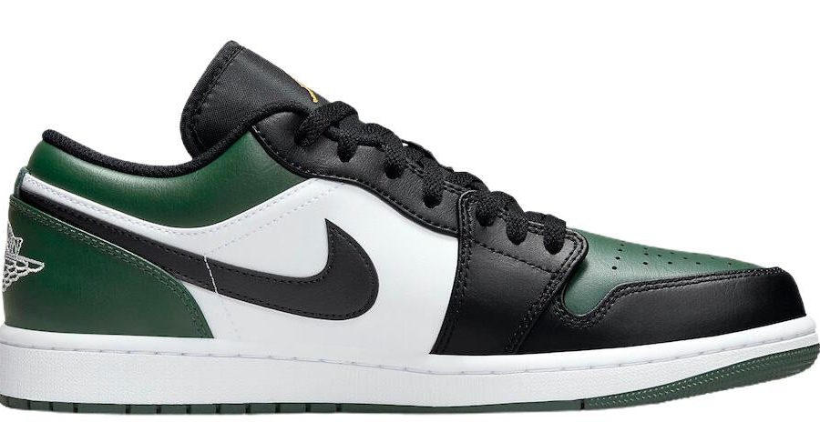 Air Jordan 1 Low Green Toe 553558-371