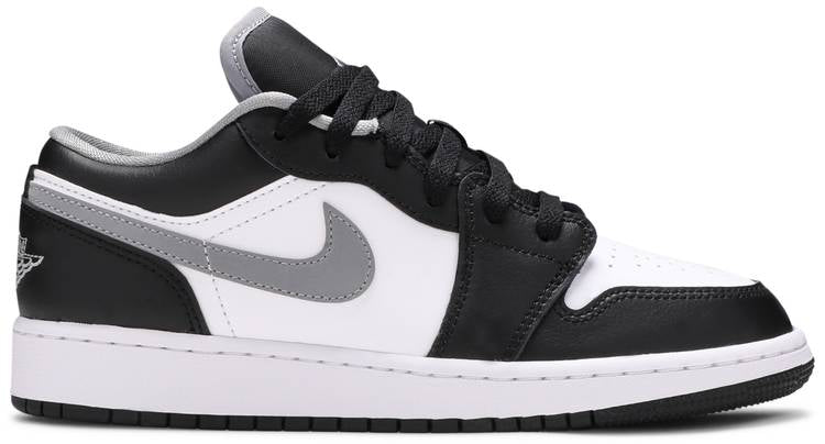 Air Jordan 1 Low Gs Black Medium Grey 553560-040