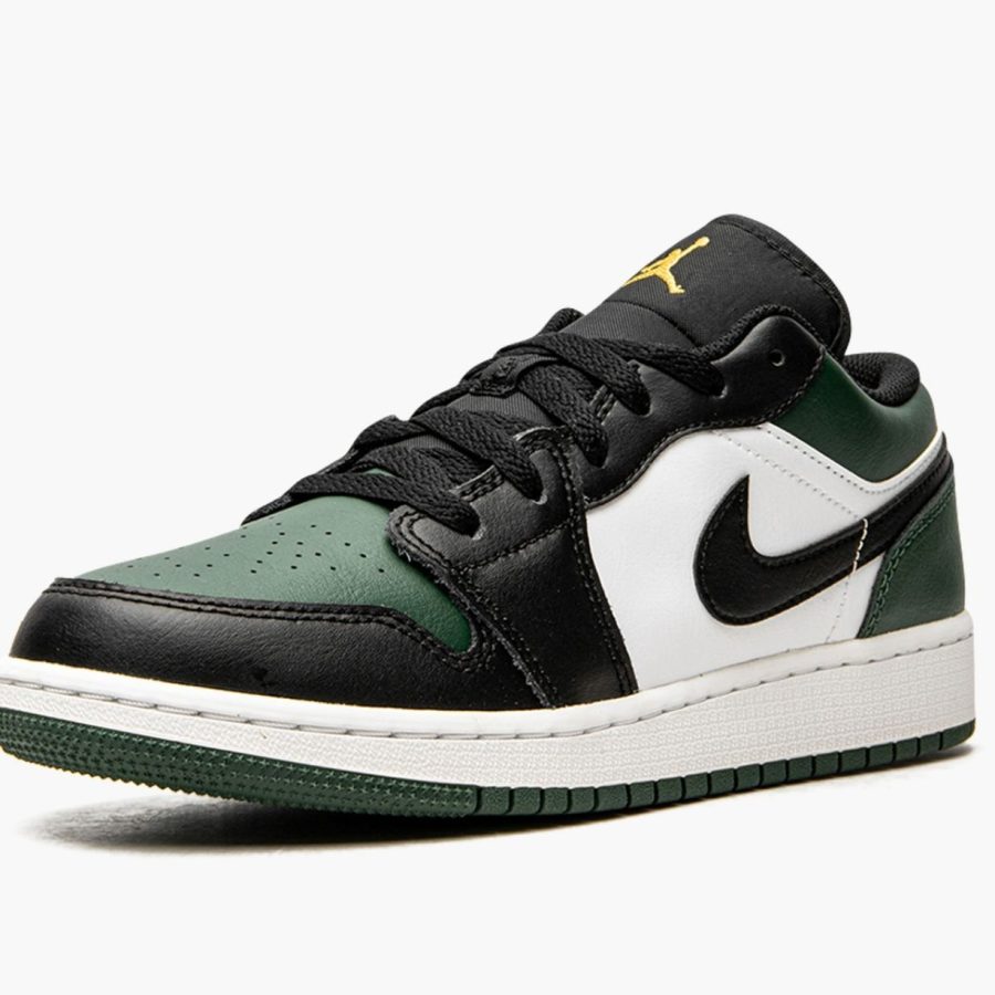 Air Jordan 1 Low Gs green Toe
