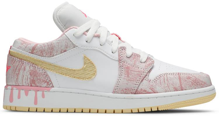 Air Jordan 1 Low Gs Strawberry Ice Cream Cw7104-601