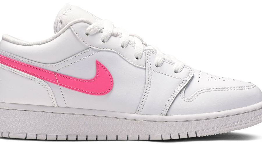 Air Jordan 1 Low Gs white Neon Cw7035-100