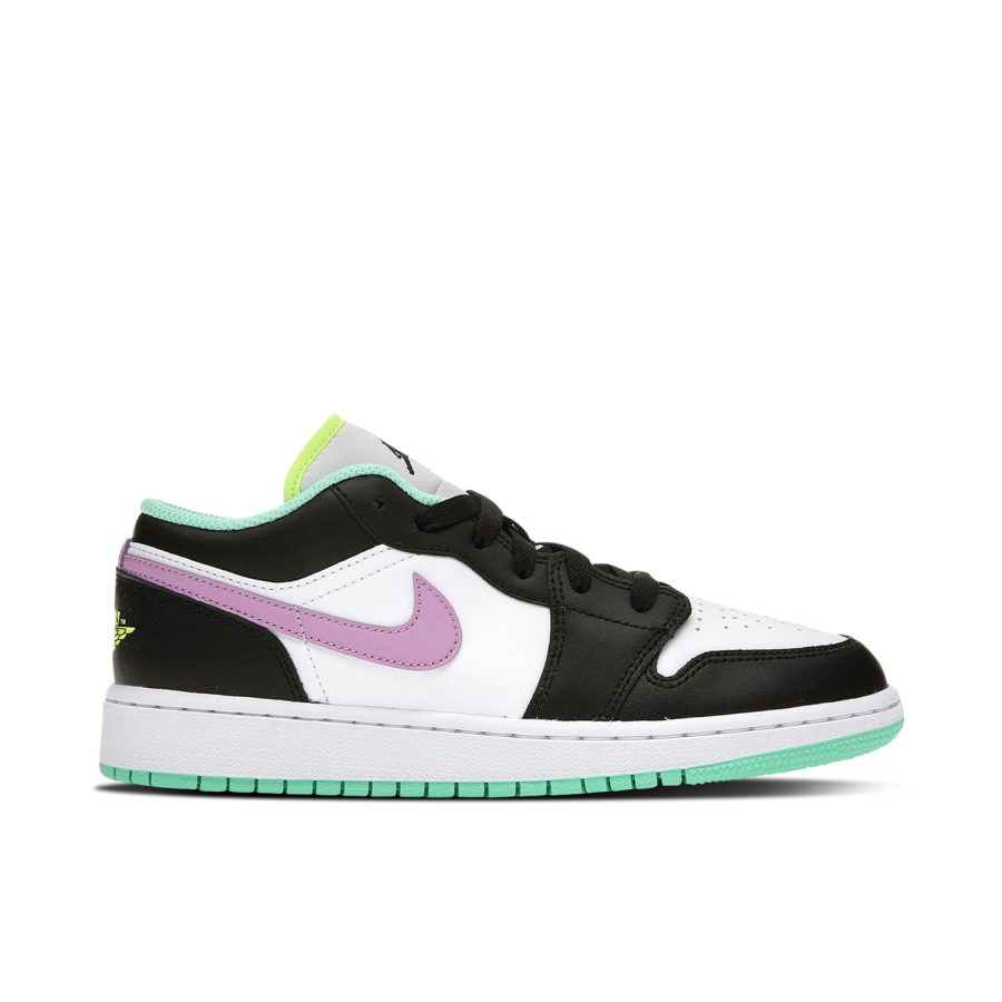 Air Jordan 1 Low Light Violet Shock Gs 553560-151