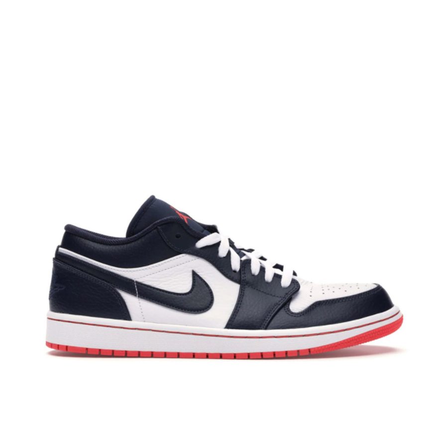 Air Jordan 1 Low Obsidian Ember Glow 553558-481