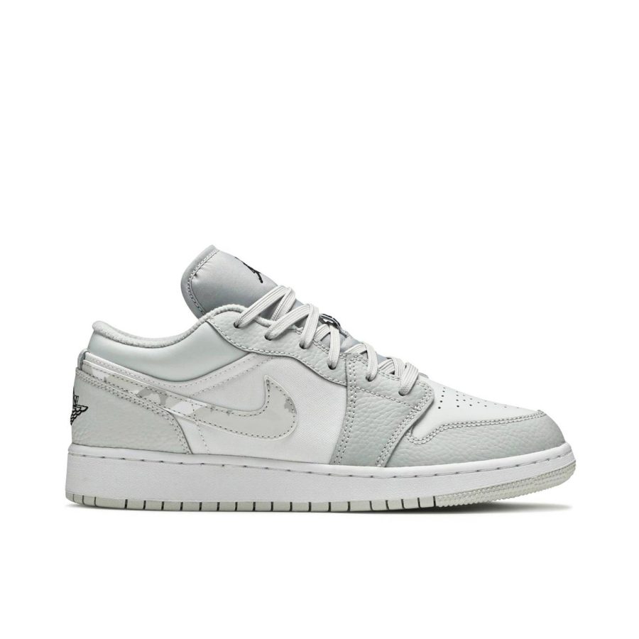 Air Jordan 1 Low White Camo Gs Dd3234-100