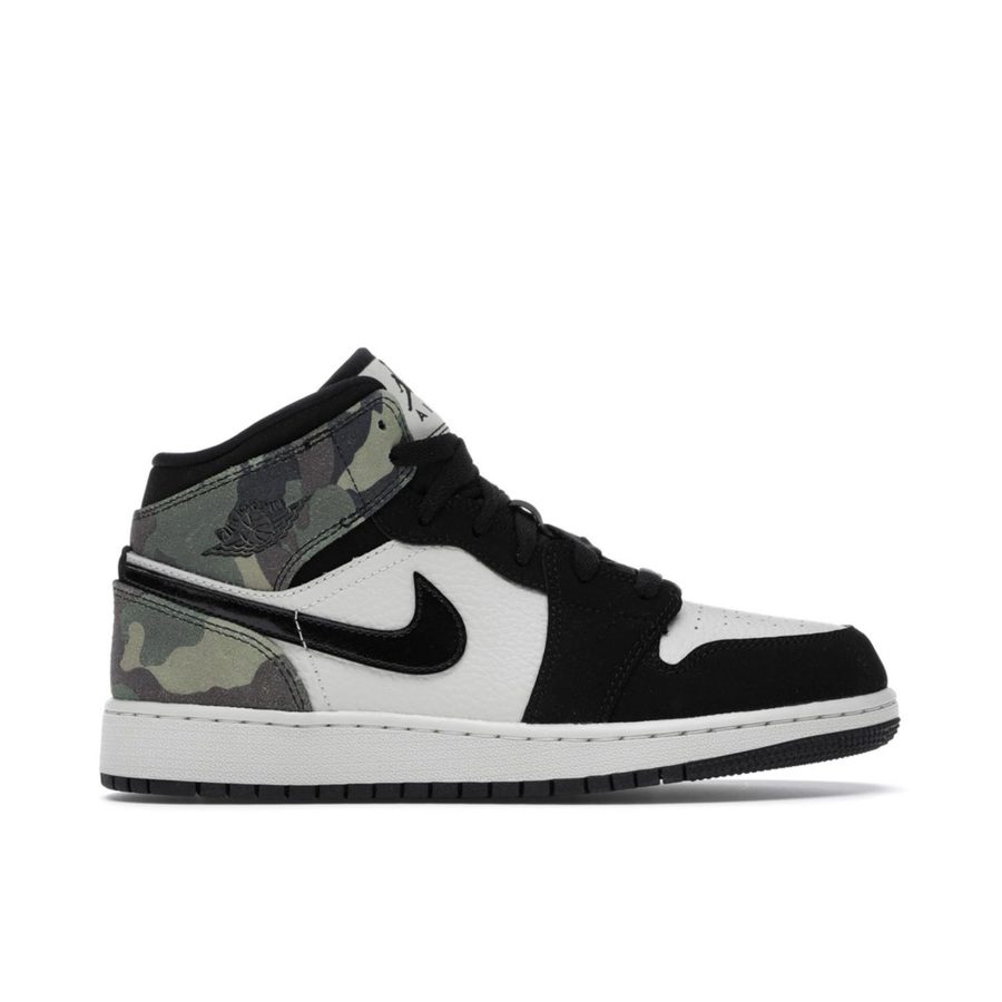 Air Jordan 1 Mid Camo Gs Cw5550-001