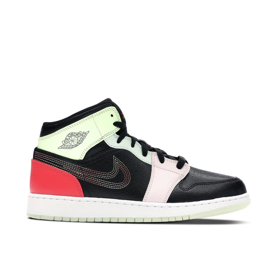 Air Jordan 1 Mid Glow-in-the-dark Gs Av5174-076