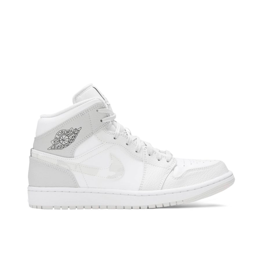 Air Jordan 1 Mid Grey Camo Gs Dd3235-100