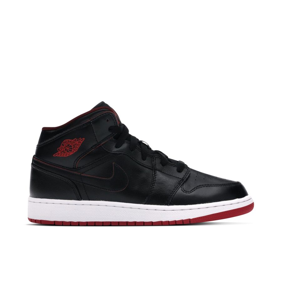 Air Jordan 1 Mid Lance Mountain Bred Gs 554725-028