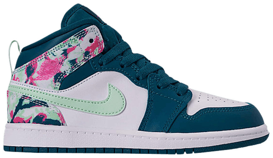 Air Jordan 1 Mid Ps green Abyss Frosted Spruce 640737-300