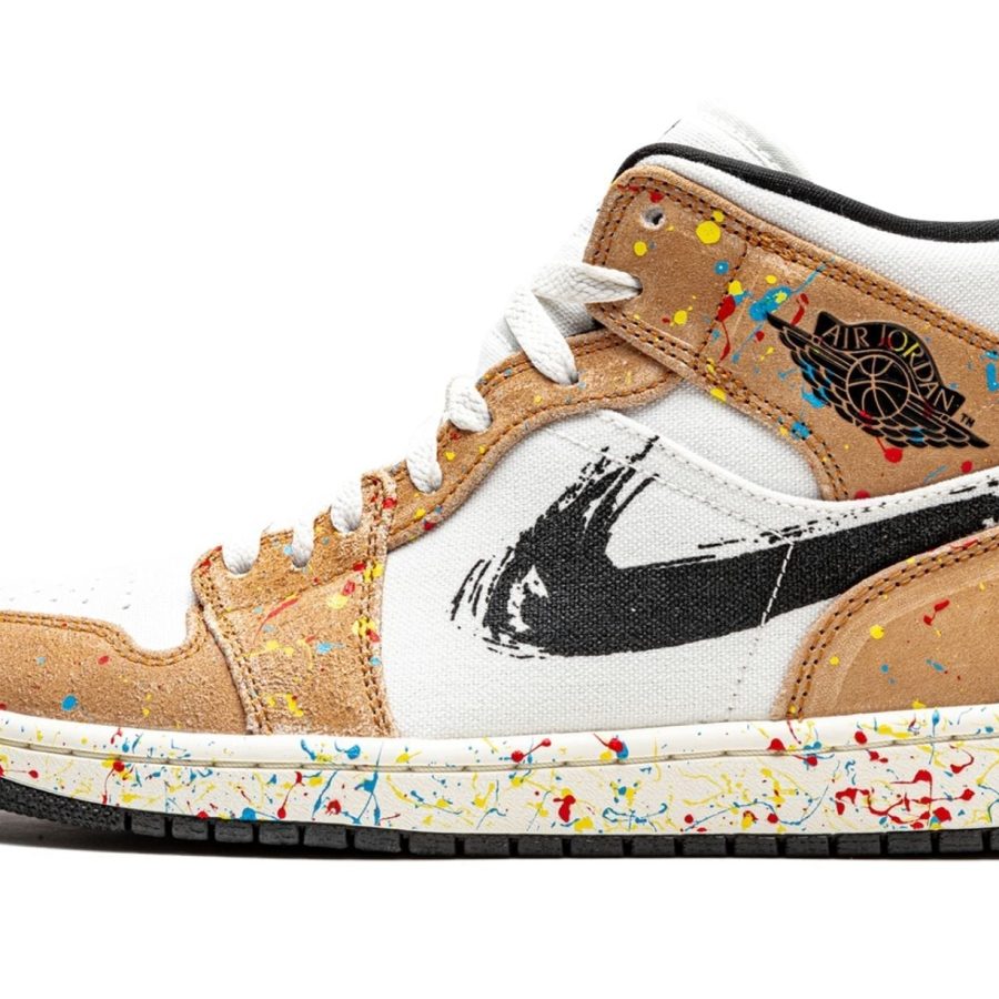 Air Jordan 1 Mid Se brushstroke