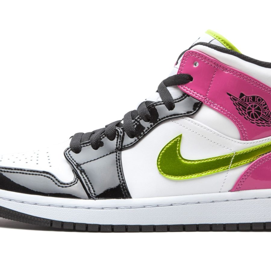 Air Jordan 1 Mid Se cyber / Active Fuchsia