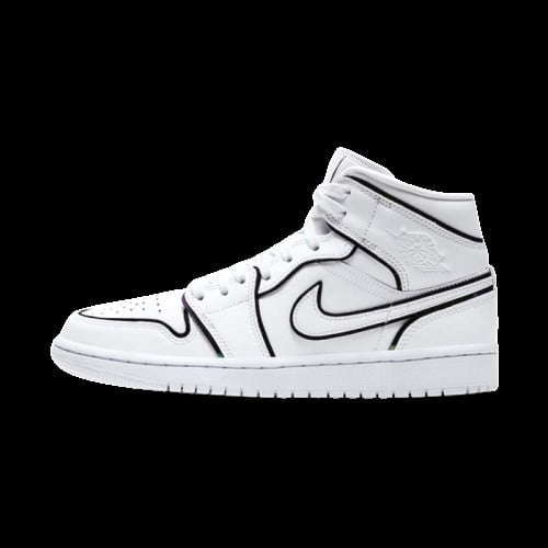 Air Jordan 1 Mid Se Iridescent Trim