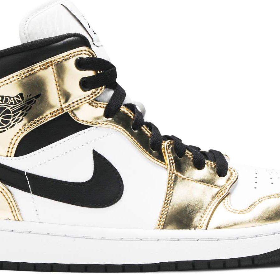 Air Jordan 1 Mid Se Metallic Gold Dc1419-700