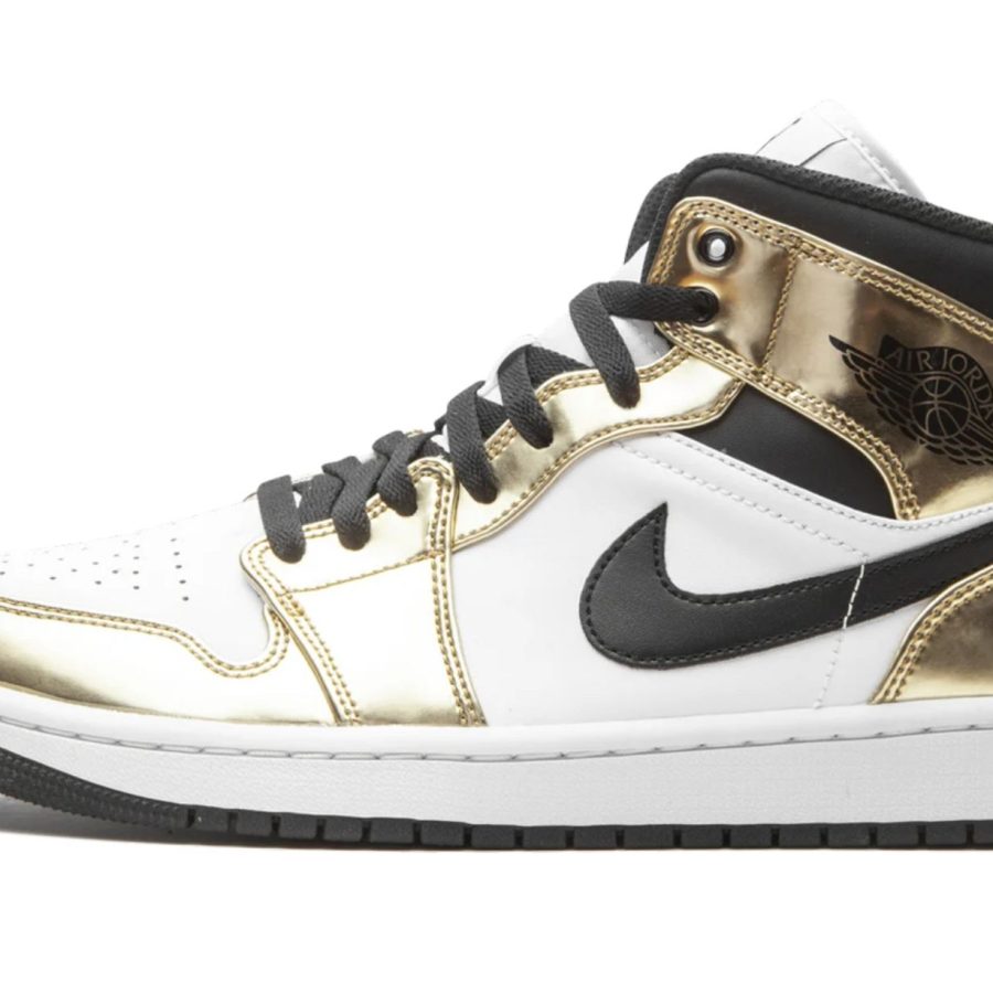 Air Jordan 1 Mid Se metallic Gold