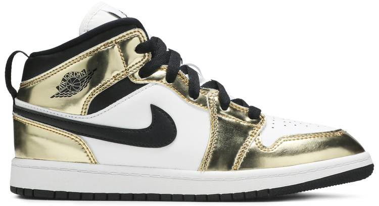 Air Jordan 1 Mid Se Ps metallic Gold Dc1422-700