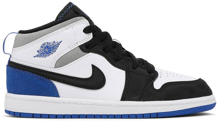 Air Jordan 1 Mid Se Ps royal Black Toe Bq6932-102
