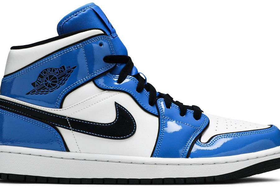 Air Jordan 1 Mid Se Signal Blue Dd6834-402