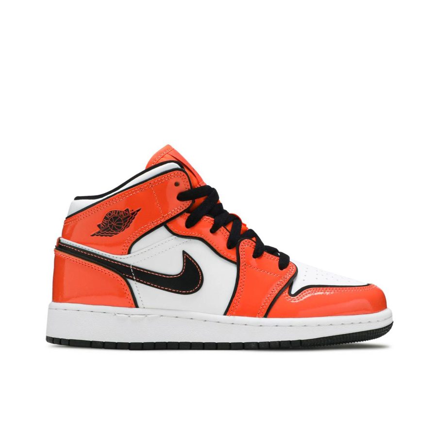 Air Jordan 1 Mid Turf Orange Gs Bq6931-802