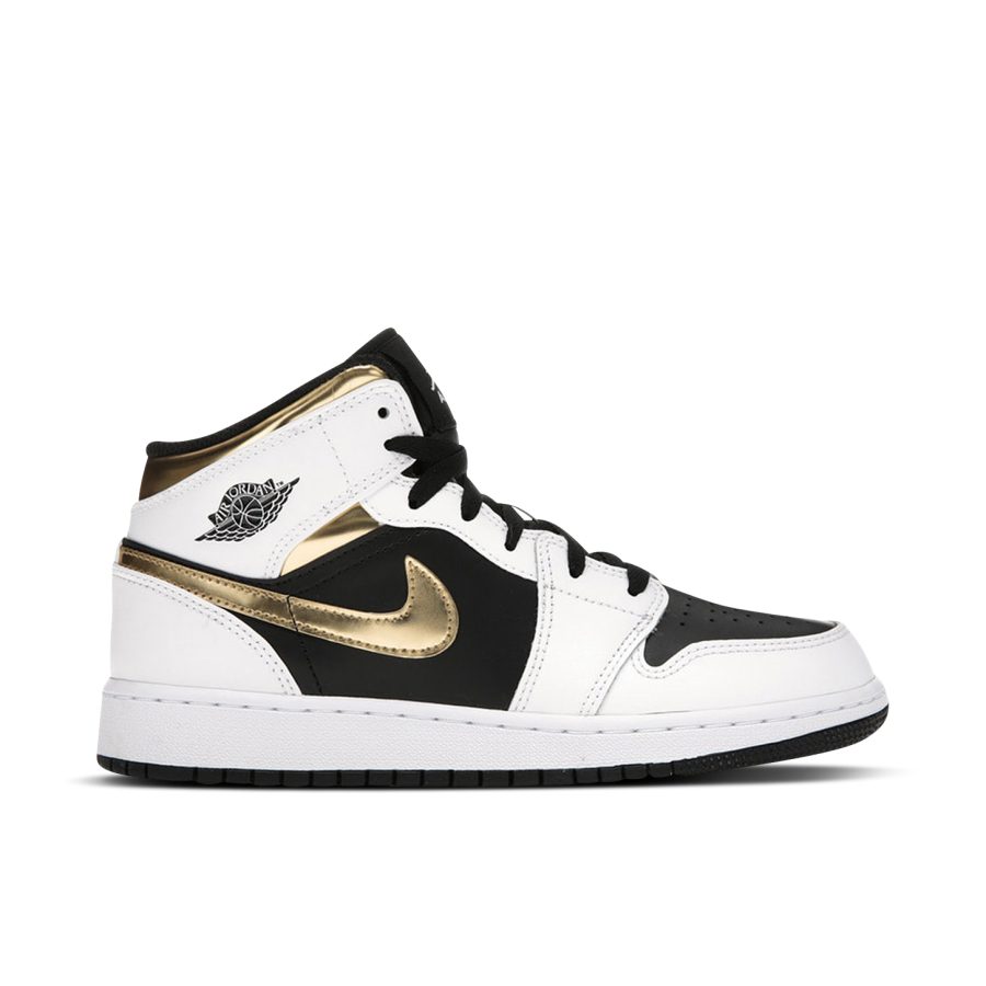 Air Jordan 1 Mid White Gold 554725-190