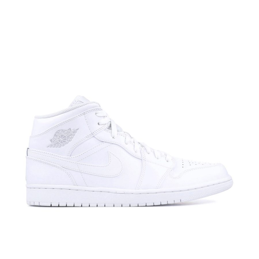 Air Jordan 1 Mid White Pure Platinum 554724-104