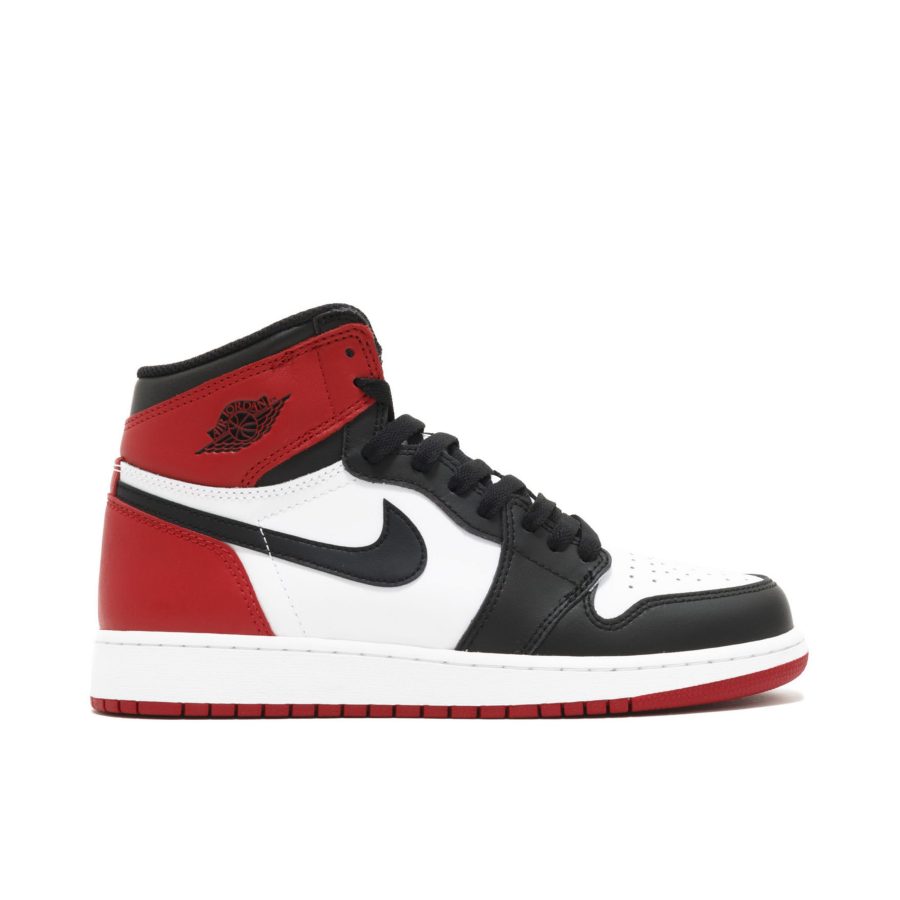 Air Jordan 1 Retro Bg 2016 Black Toe 575441-125
