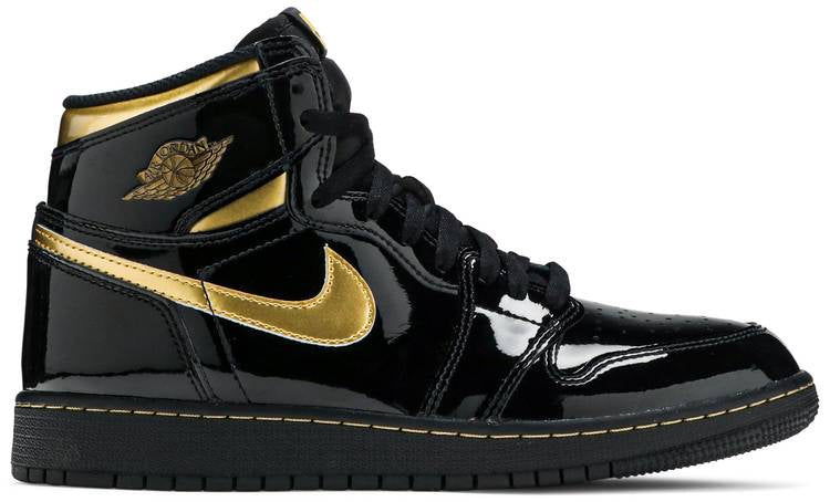 Air Jordan 1 Retro High Og Gs Black Metallic Gold 575441-032