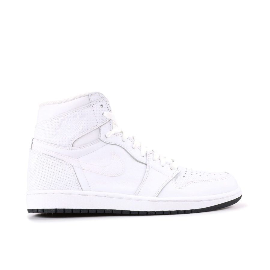 Air Jordan 1 Retro High Og White Perforated 555088-100