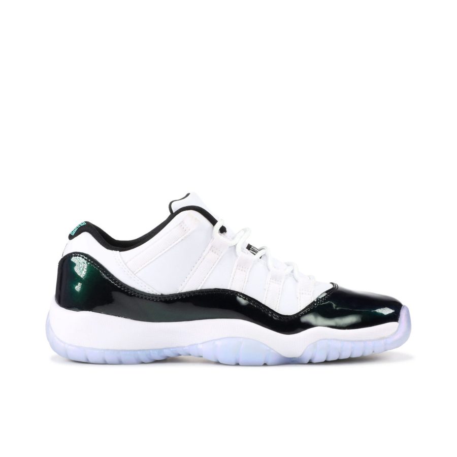 Air Jordan 11 Retro Low Gs Emerald 528896-175