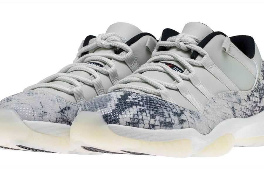 Air Jordan 11 Retro Low Light Bone Snakeskin