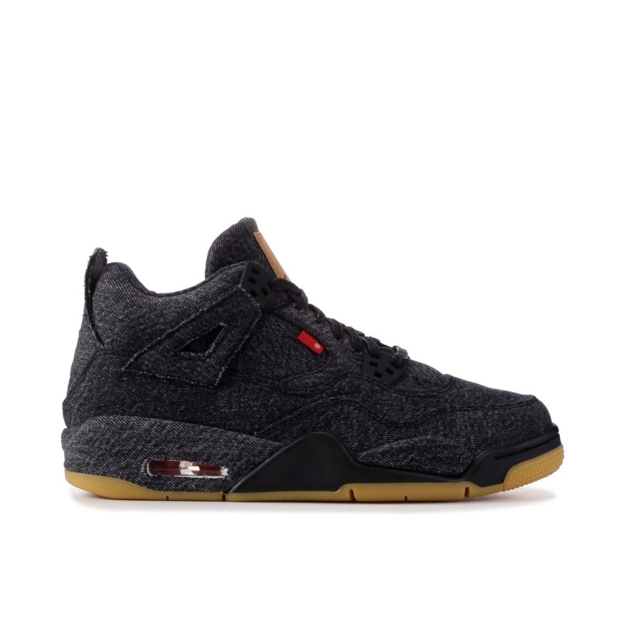 Air Jordan 4 Retro Gs Black Denim X Levis Aq9103-001