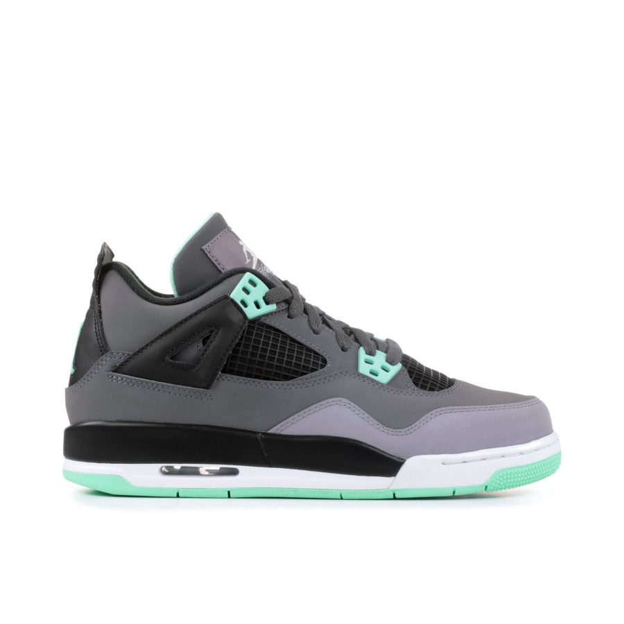 Air Jordan 4 Retro Gs Green Glow 408452-033