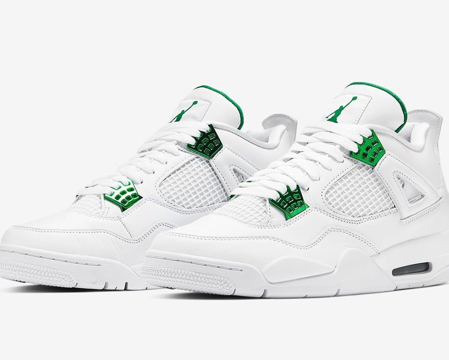 Air Jordan 4 Retro Metallic Green