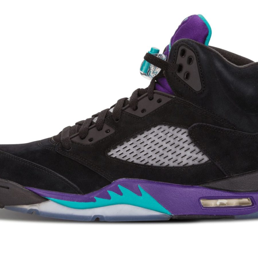Air Jordan 5 Retro black Grape