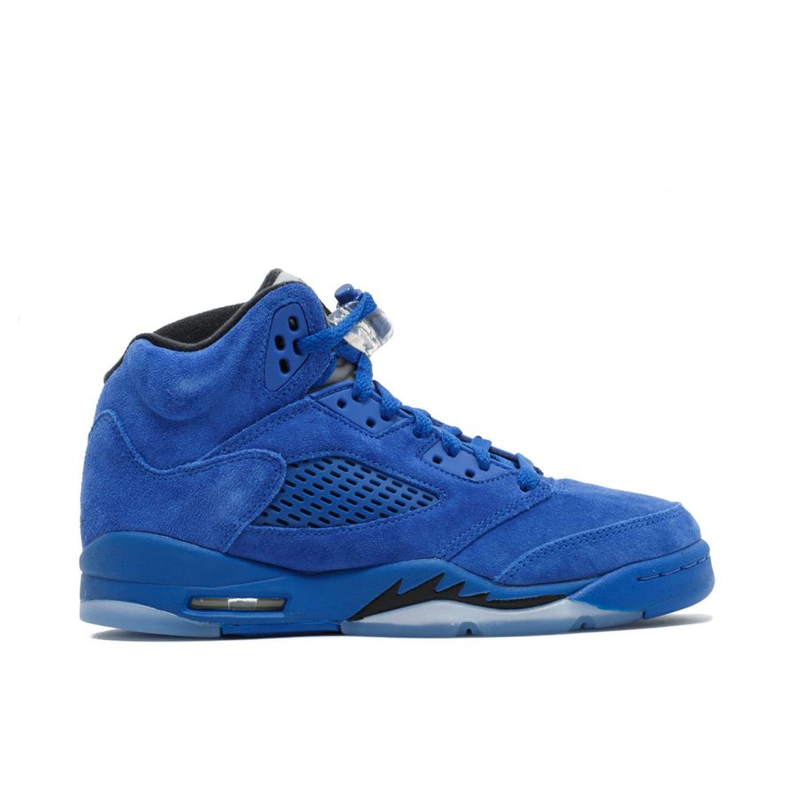 Air Jordan 5 Retro Gs Blue Suede 440888-401