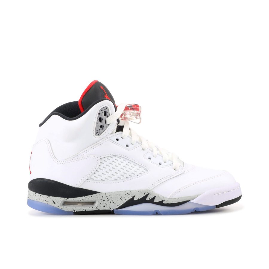 Air Jordan 5 Retro Gs White Cement 440888-104
