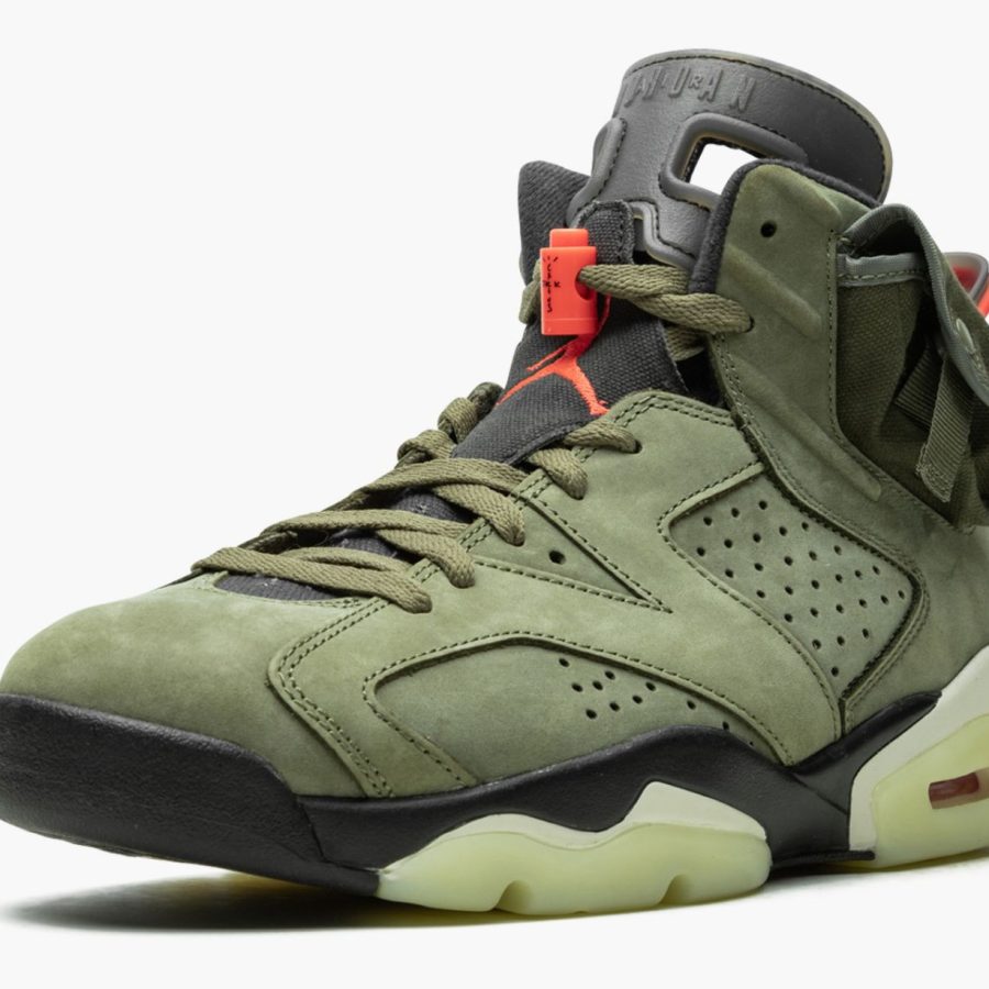Air Jordan 6 X Ttravis Scott Medium Olive Cn1084-200