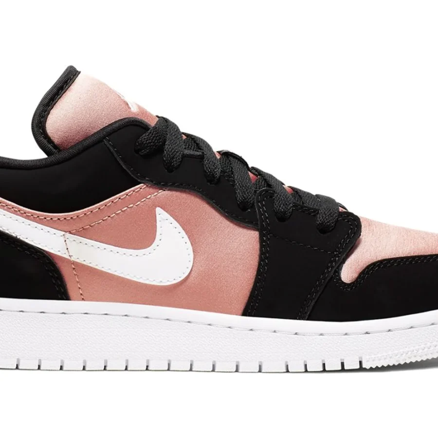 Jordan 1 Low Black White Rose Gold (gs)