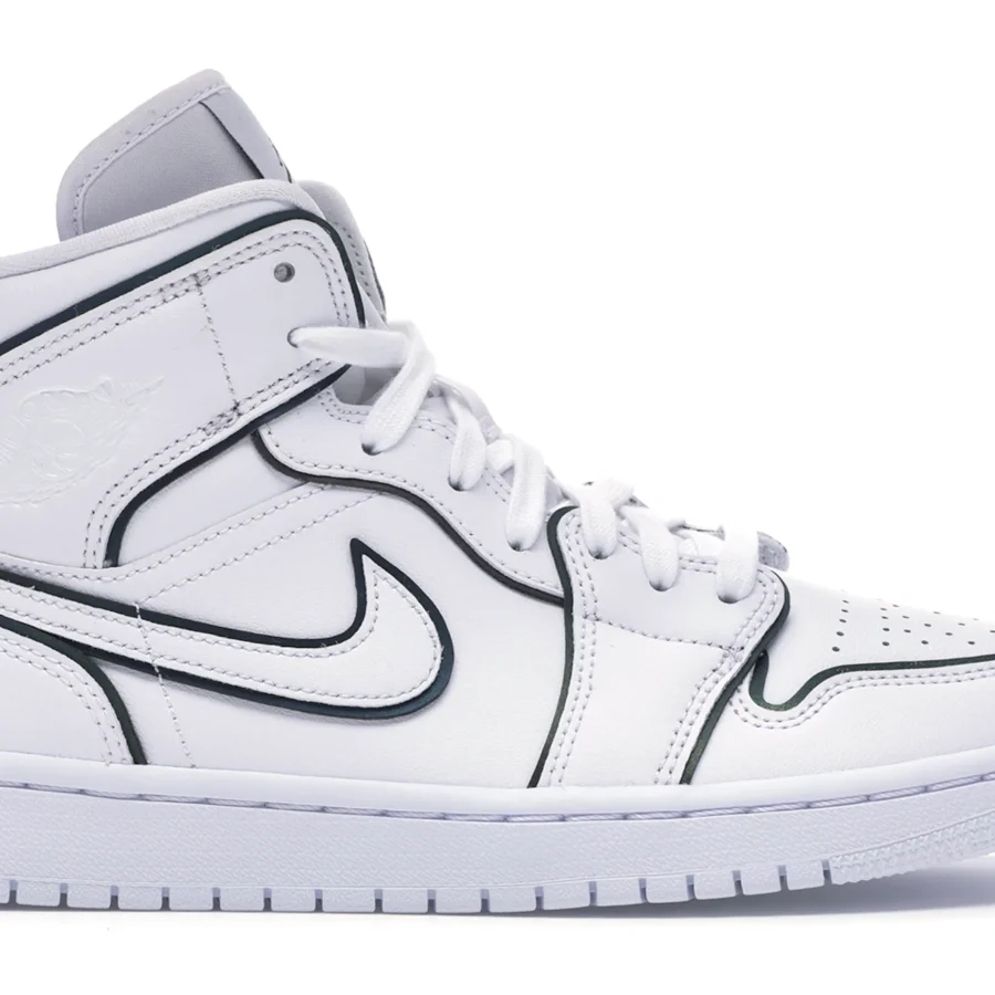Jordan 1 Mid Iridescent Reflective White (womens)