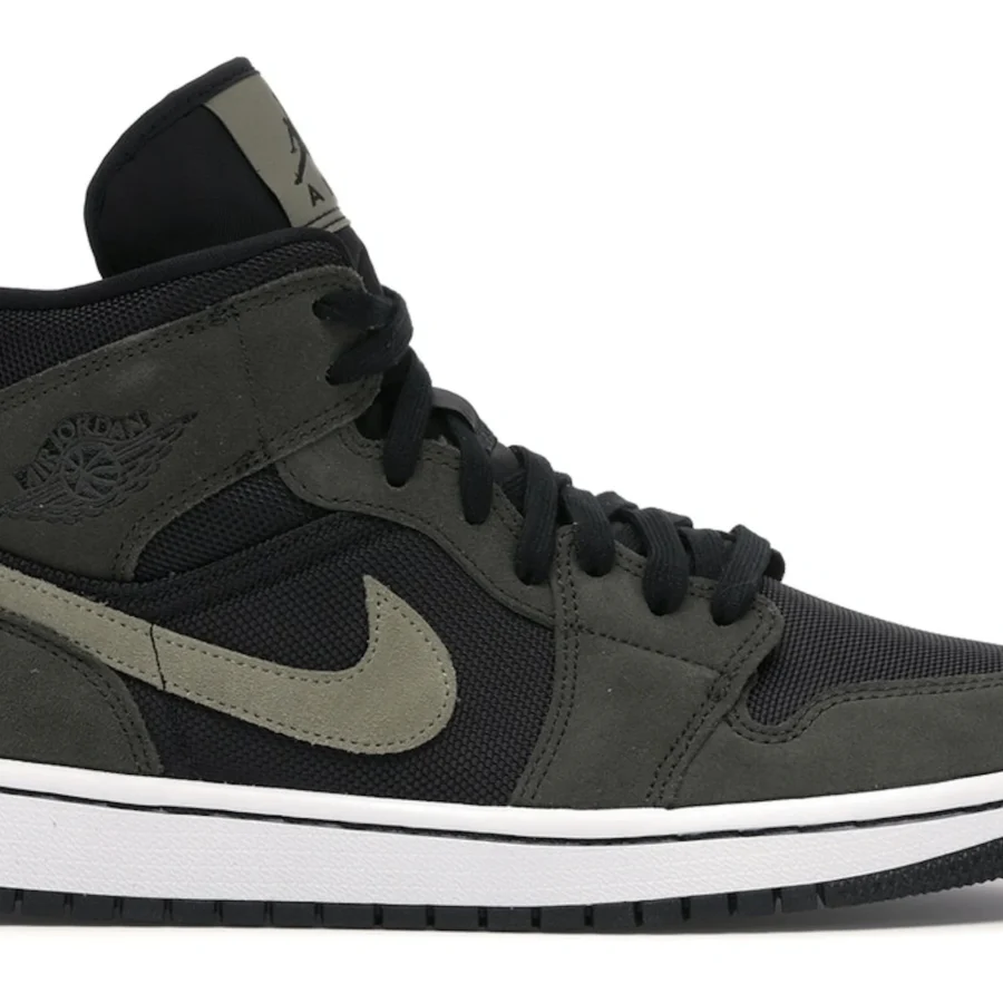 Jordan 1 Mid Military Olive (womens)