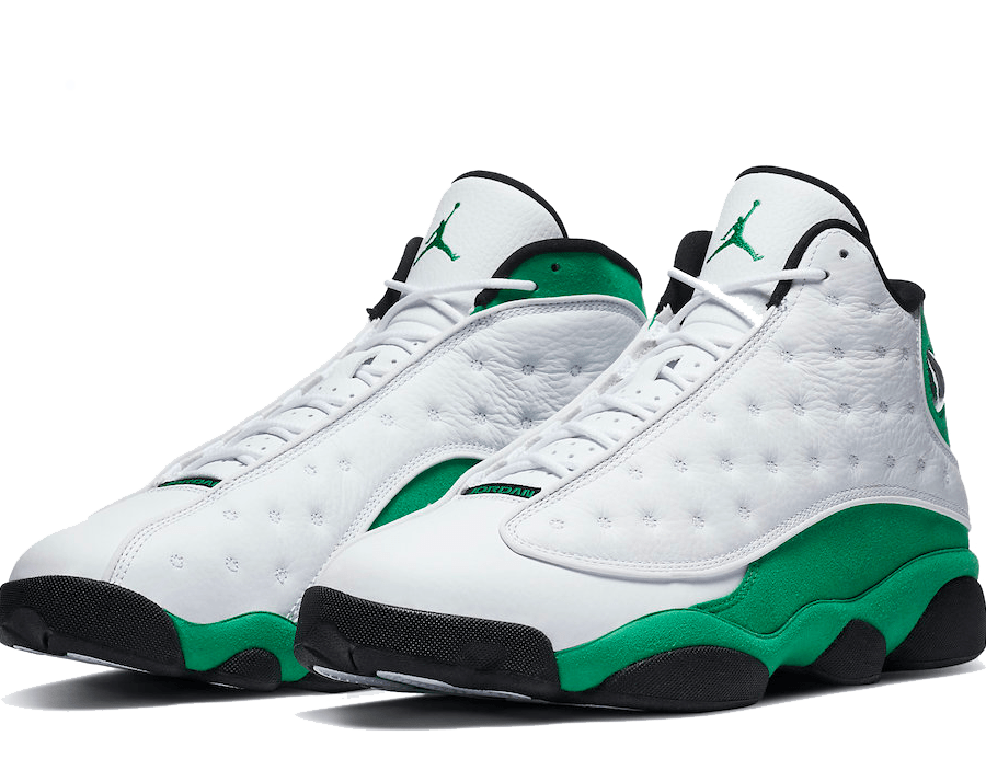 Jordan 13 Retro White Lucky Green