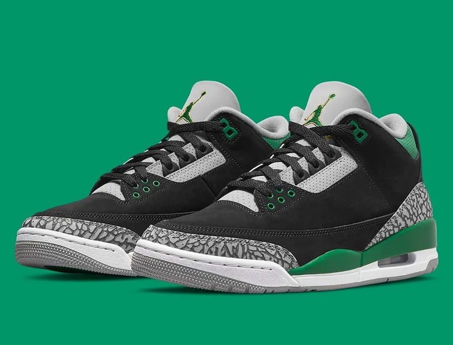 Jordan 3 Retro Pine Green