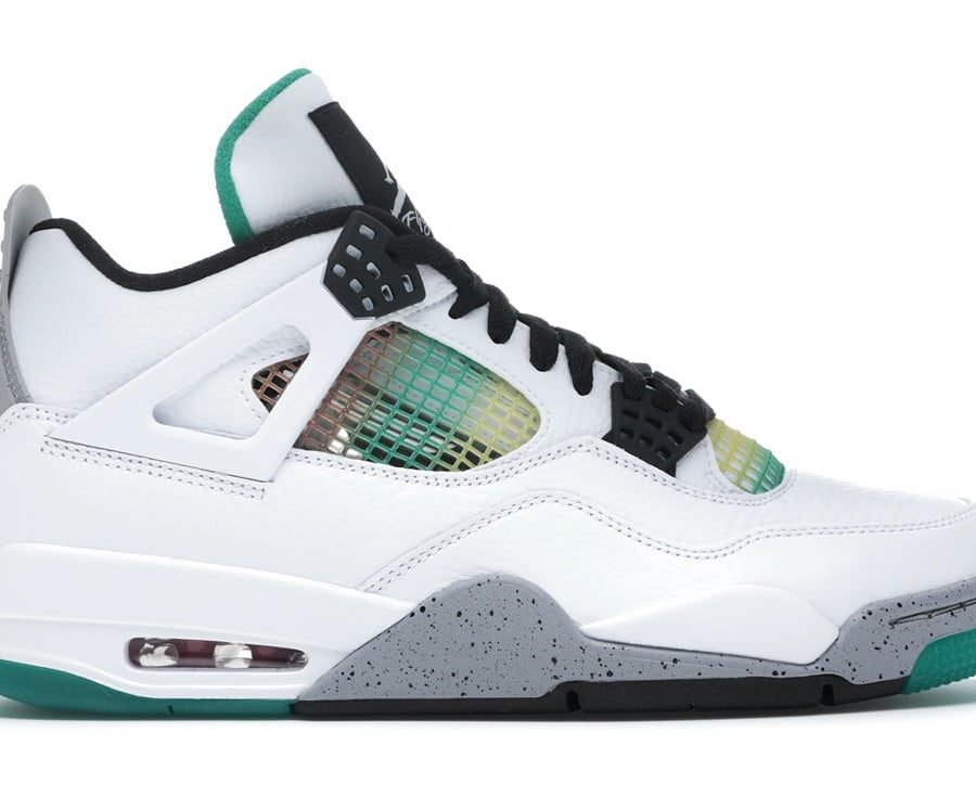 Jordan 4 Retro Lucid Green Rasta (w)