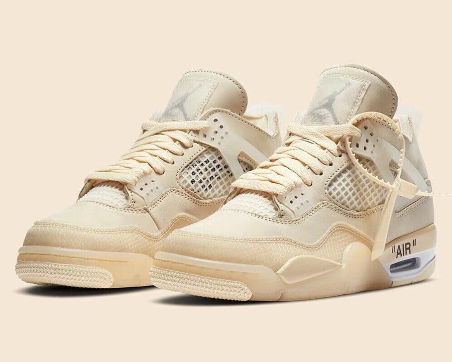 Jordan 4 Retro Off-white Sail (womens)