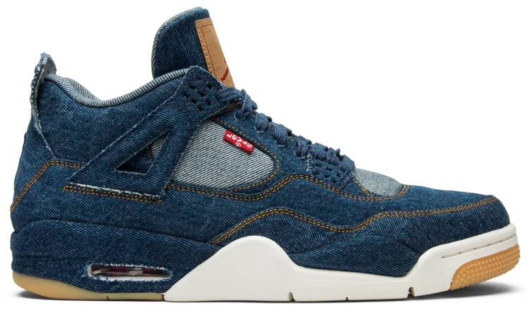 Levis X Air Jordan 4 Retro Denim Ao2571-401