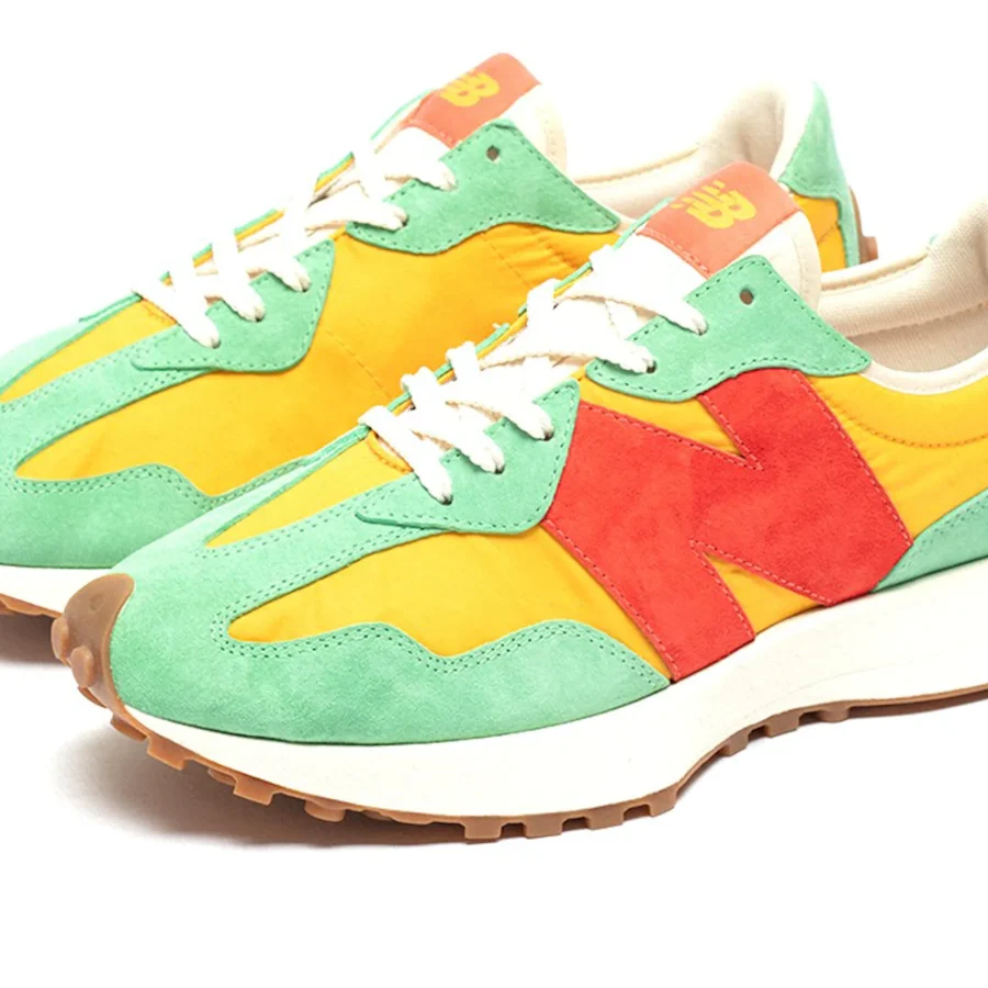 New Balance 327 Size? Red Yellow Green